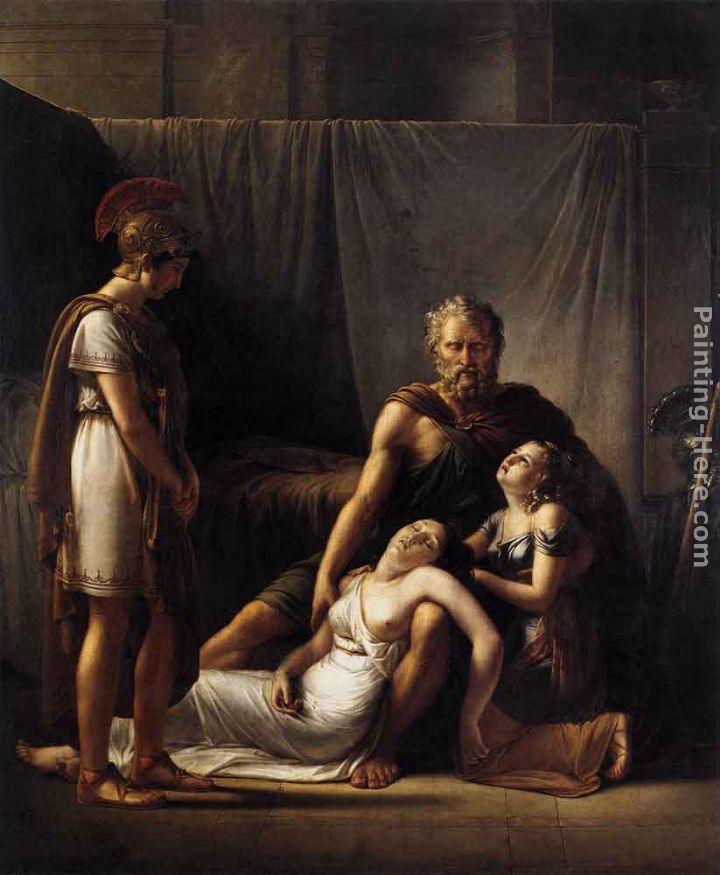 Francois-Joseph Kinsoen The Death of Belisarius' Wife